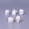 6Pcs/Set Cute Resin Cat DIY Brooch Hairpin Jewelry Handmade Accessory 2-3.2cm Model Kawaii Water Cup Resin Accessories