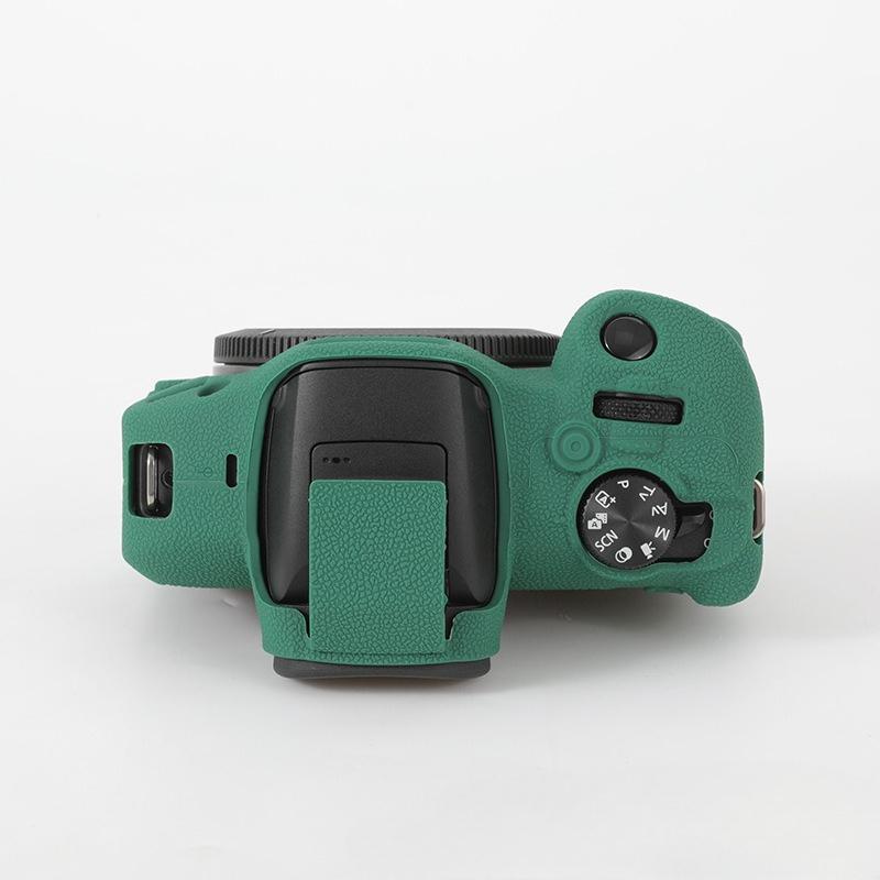 Silicone Case & Soft Shell Camera Pouch for Canon EOS R100 - Mirrorless Camera Protective Cover