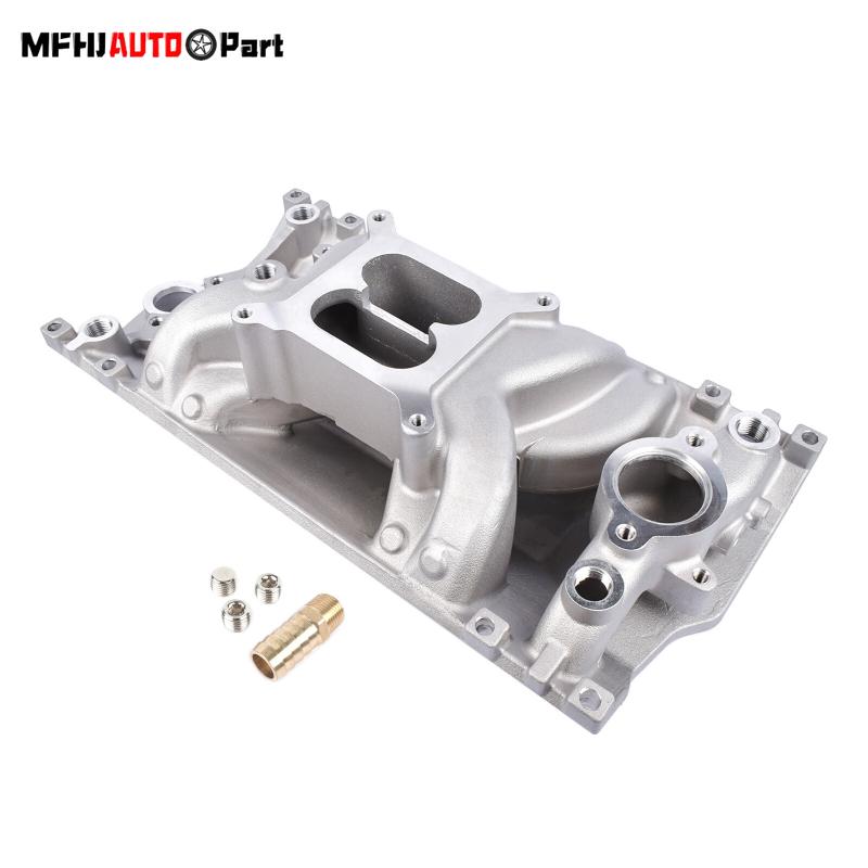 Dual Plane Vortec Air Gap Intake Manifold For Small Block Chevy SBC 350 1996-up 2028, 22028, PC22028, 52028