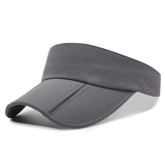 Empty Top Baseball Cap, Soft Foldable Lightweight UV Protection Hat with Extended Curved Brim, Summer Hat for Travel Hiking Outdoor Sports