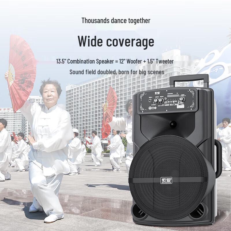 Soli T82 High-Power Portable Karaoke Speaker
