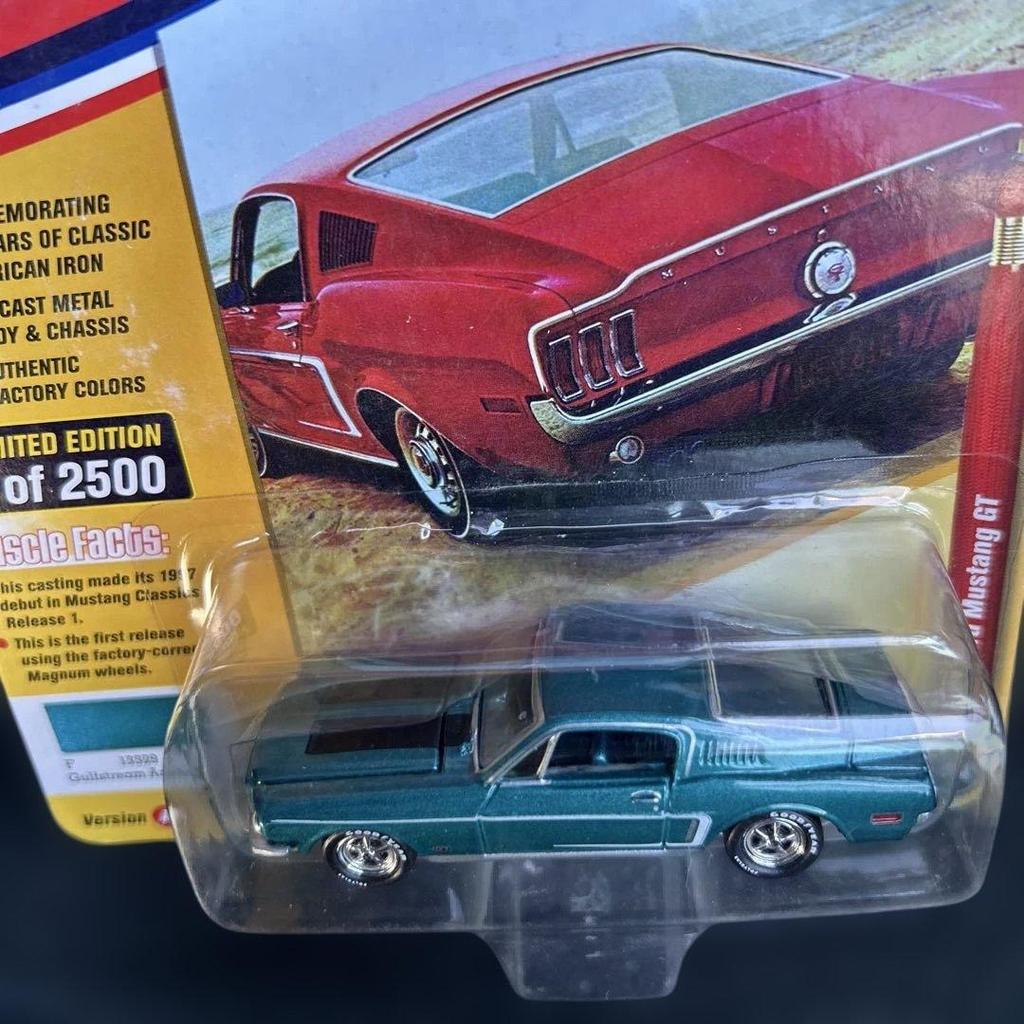 Johnny Lightning 1968 Ford Mustang Mini Car