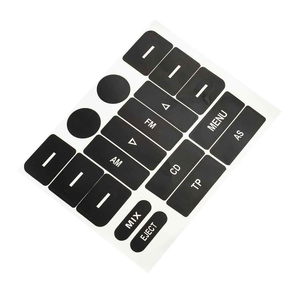 Radio Button Repair Sticker Sticker Button Repair Sticker Radio For Golf MK5