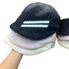 Retro denim summer striped splicing hat men's and women's versatile fashion breathable baseball cap sunshade cap tide