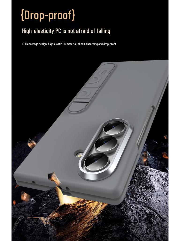 Samsung Z Fold7 Minimalist Case: Lone Star Stand & Film for Z Fold6/7