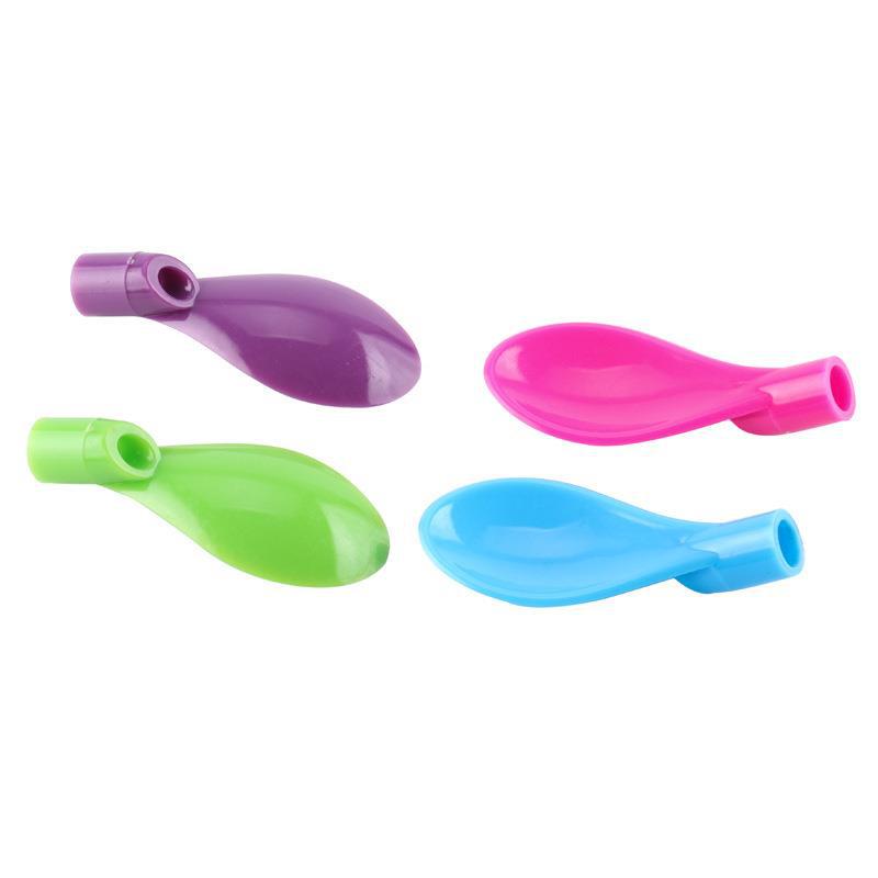 Dual-Use Straw and Stirring Plastic Spoon - Creative Kitchen Utensil.