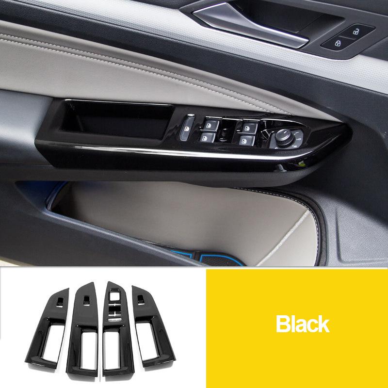 ABS Carbon Auto Tür Armlehne Panel Fenster Schalter Lift Tasten Abdeckungen Trim Für Volkawagen VW Golf 8 MK8 2022 Zubehör