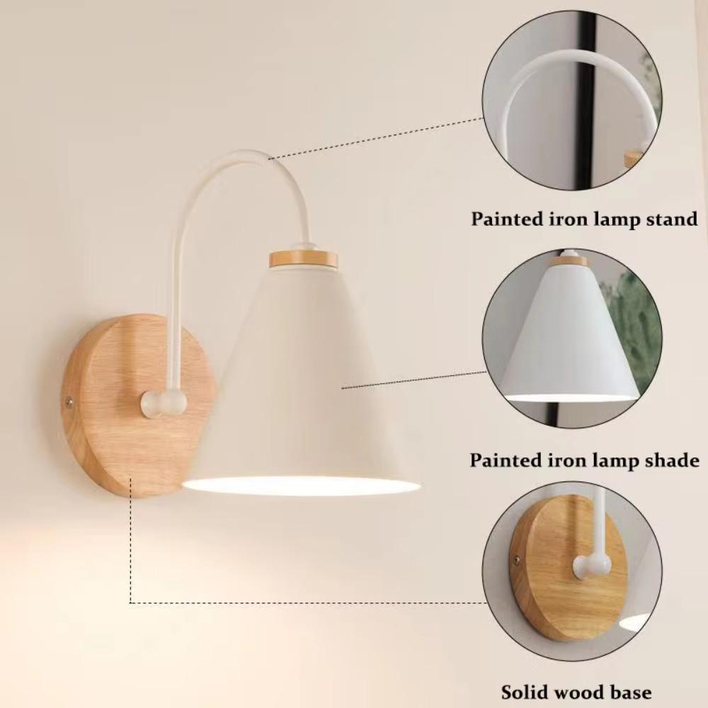 LED Lighting Indoor Wall Lamp Nordic Style Interior Decoration Lamps Creative Bedside Lamp  Bedroom