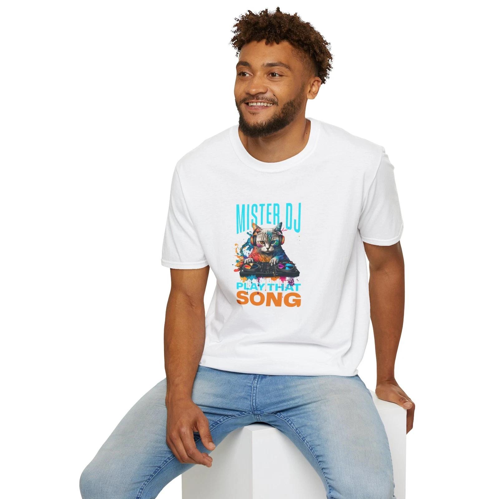 

DJ Party Unisex T-Shirt, Music Lover Gift, Fun Party Tee, Dance Event 3XL