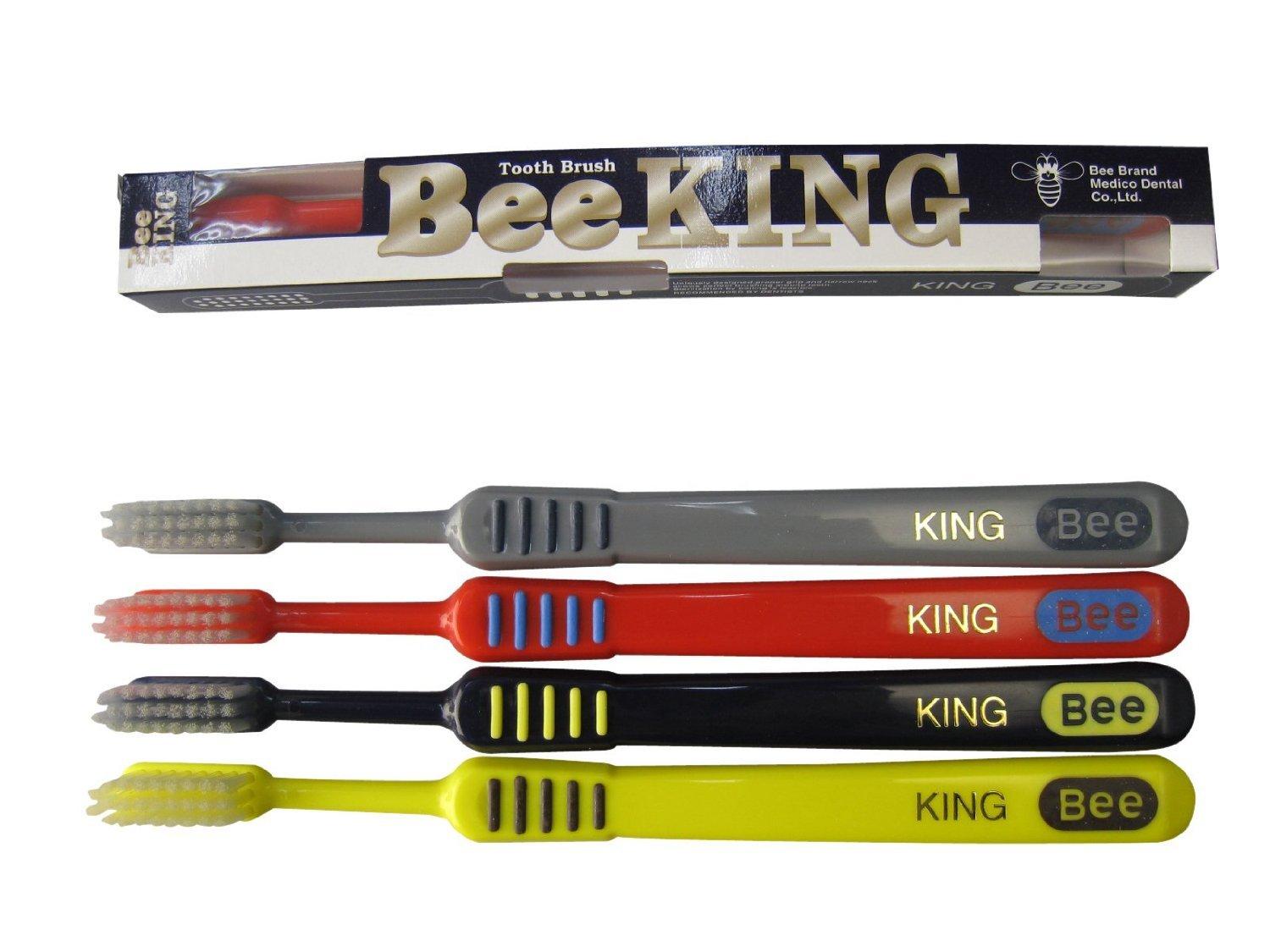 

Bee Bee Brand Bee 4 colors 20 rubber grip Dr. [Toothbrush] Dr. King, assorted, pieces, hard, easy-to-grip