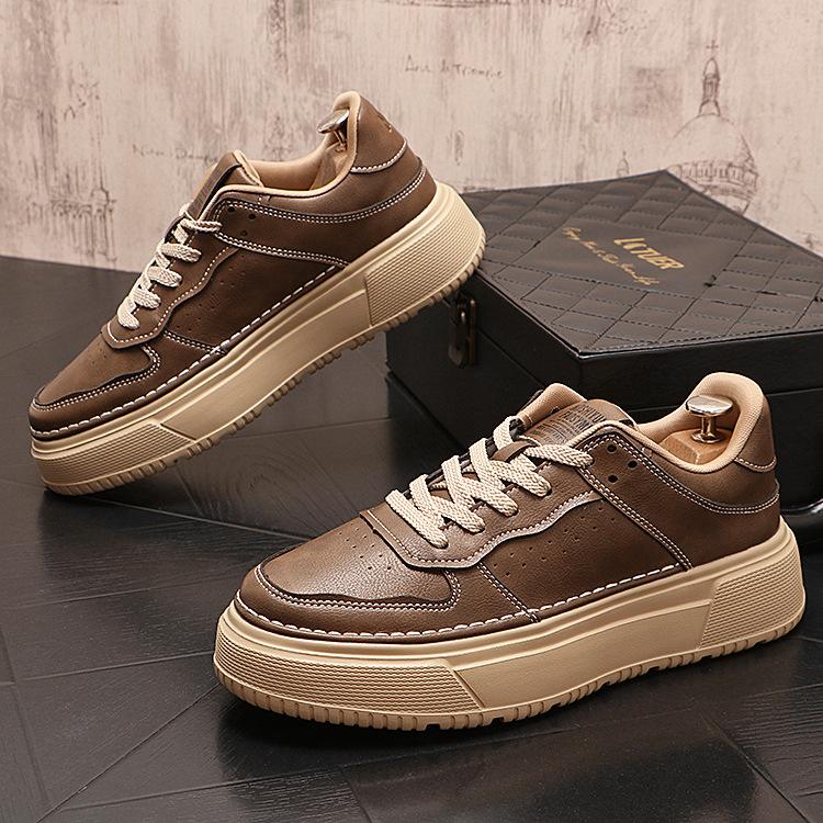 Sportschuhe Neue Modetrends Vielseitige Sport- und Freizeitschuhe Herren Dicksohlige, abriebfeste und höhenvergrößernde Schuhe Herrenstil