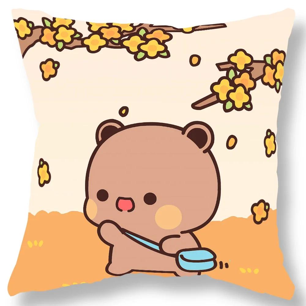 Niedlicher Bär Bubu Dudu Kissenbezug Kawaii Cartoon Animation Wohnzimmer Sofa Kissenbezug Schlafzimmer Zimmer Heimdekoration Geschenk
