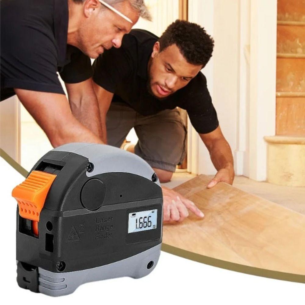 5-Meter Range Infrared High-Precision Measurement Digital Laser Tape Measure Woodworking