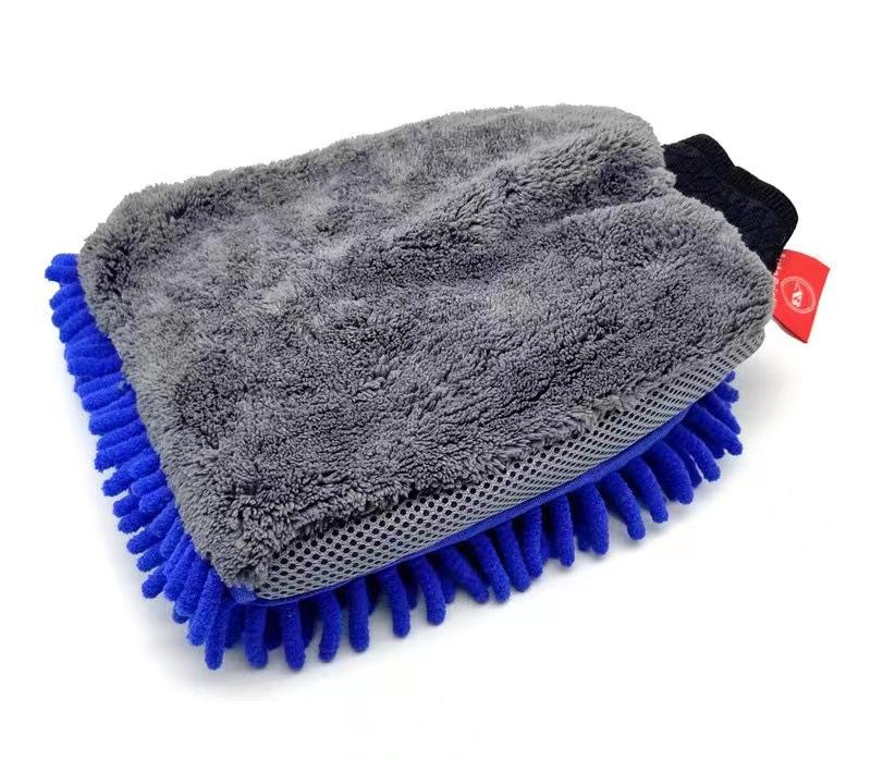 

Перчатки для мытья автомобиля Утолщенные перчатки для мытья автомобиля Перчатки из кораллового флиса с пеной Перчатки для мытья автомобиля с защитой от царапин Двусторонние перчатки для мытья автомобиля Водонепроницаемые синий