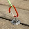 6Pcs Stainless Steel Tent Octopus Rope Buckle Aluminum Zinc Zinc Alloy Fixed Tent Rope Buckle  Outdoor Camping