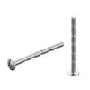 Nickel Plated Door Handle Screws Durable Long Lasting Screws with Matching Nuts