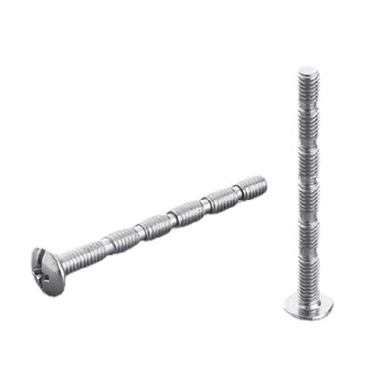 Nickel Plated Door Handle Screws Durable Long Lasting Screws with Matching Nuts