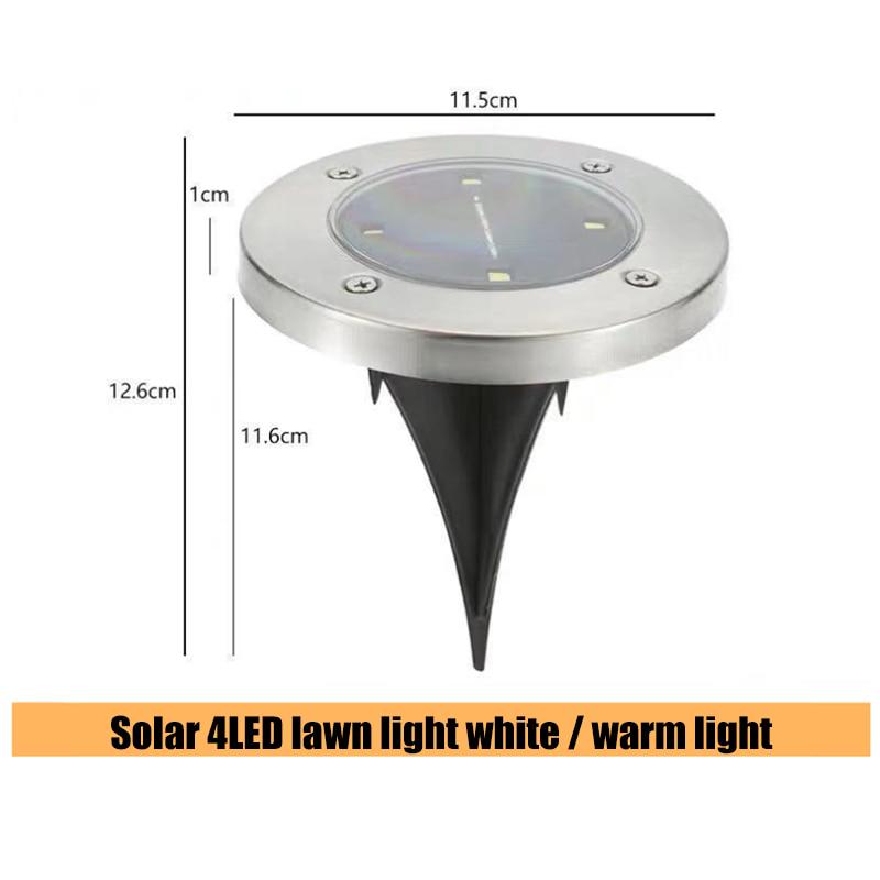 Ground Light Solar Garden Yard Landscape Lawn Lamp Buried Light Outdoor Road Stairs Decking Light