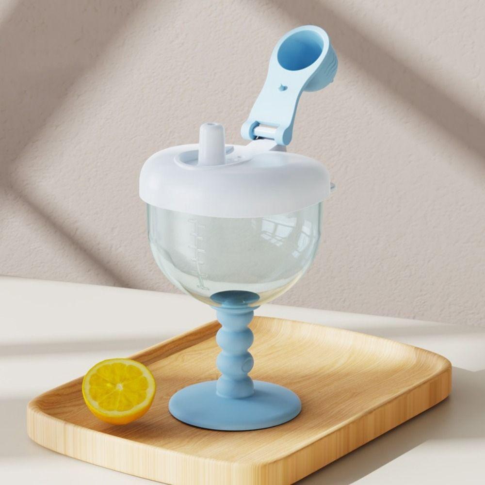 Leak-proof Learning Drinking Cup Plastic Goblet Cup Cute High-heel Cup For Toddlers