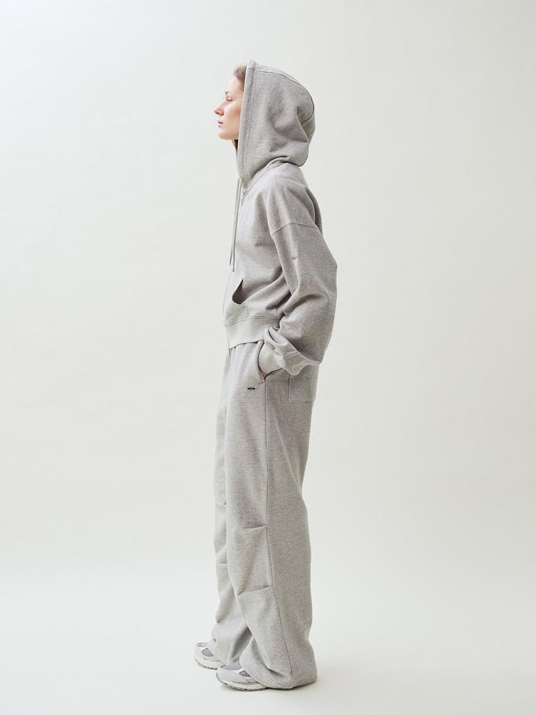 Antome Relaxed Ribbed Sweatpants (Melange Gray)