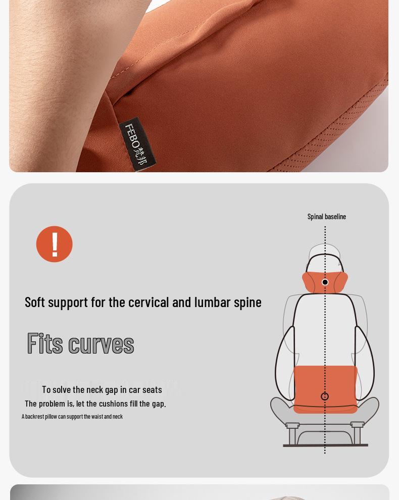 Geely Car Compatible Headrests & Lumbar Supports: Xingyue L, Xingrui, Binyue Cool, Boyue I, Emgrand