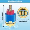 Faucet Cartridge Replacement Kitchen Bathroom Home Faucet Cartridge 7.8*4cm ForBelanger 4010, 4020X, And ForHain-Yo Accessories