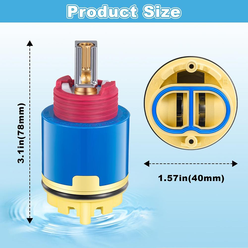 Faucet Cartridge Replacement Kitchen Bathroom Home Faucet Cartridge 7.8*4cm ForBelanger 4010, 4020X, And ForHain-Yo Accessories