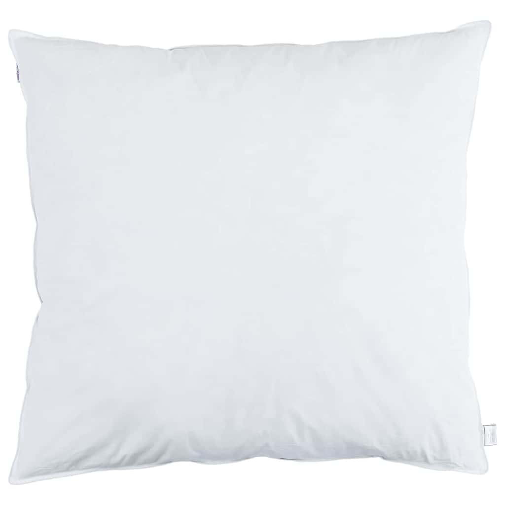Pillow with Pillow Cover White 50 X 50 Cm Feather