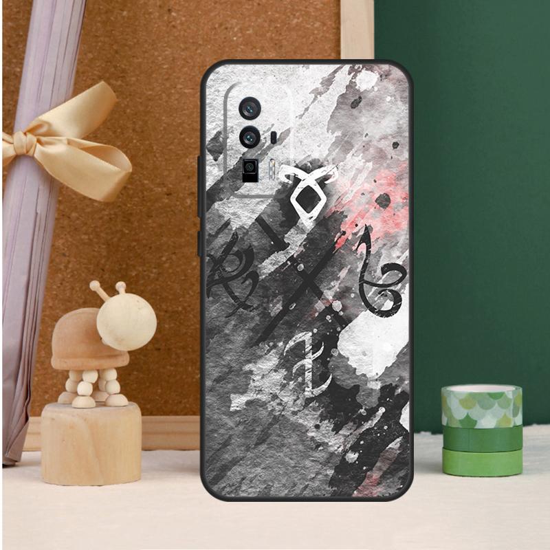 Angelic Rune Shadowhunters Case For Xiaomi 13 14 Ultra 13T 12T 11T 12 Lite POCO X6 M6 Pro X3 X4 X5 F3 F4 M5s F5 Cover