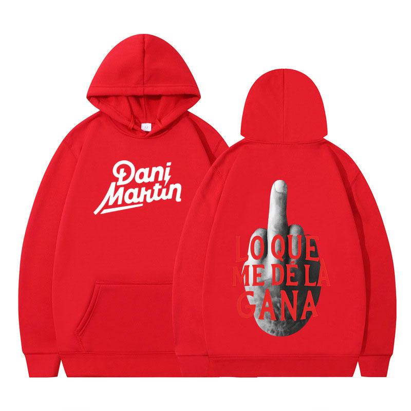 Dani Martin Lo Que Me De La Gana Album Hoodies Unisex Fashion Hip Hop Oversized Sweatshirts Casual Fleece Pullovers Fan Gifts