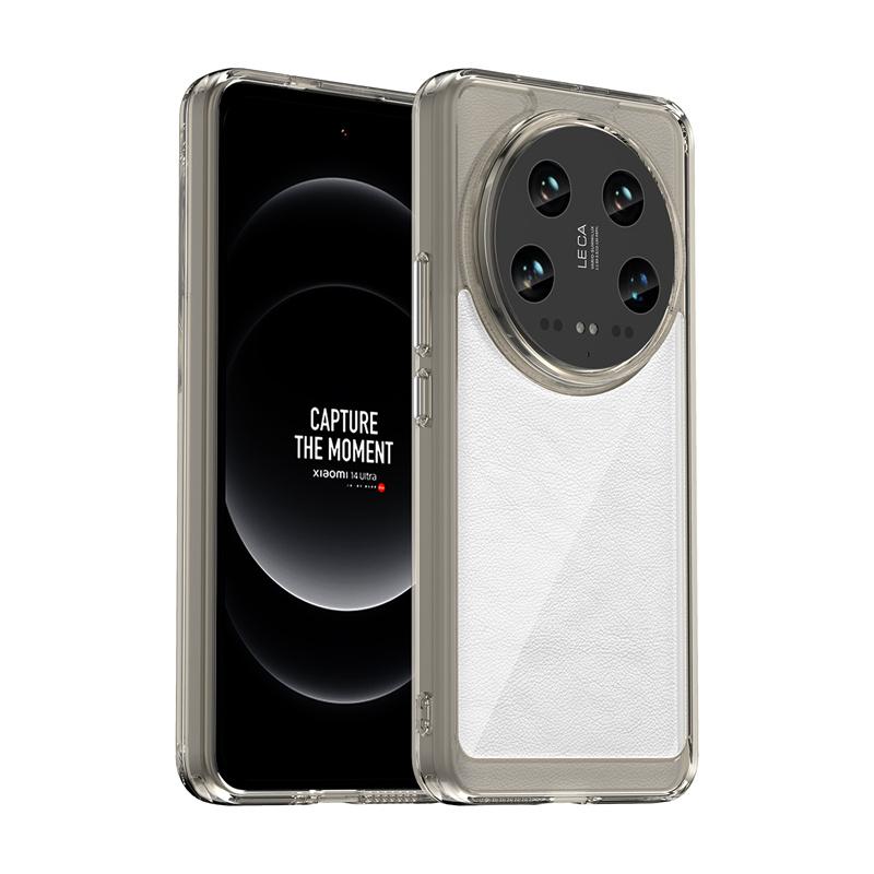 Transparent Shockproof TPU Case for Xiaomi 14 Ultra 13T 13 Lite 12 12T Protective Frame Full Protection Colorful Clear Cover