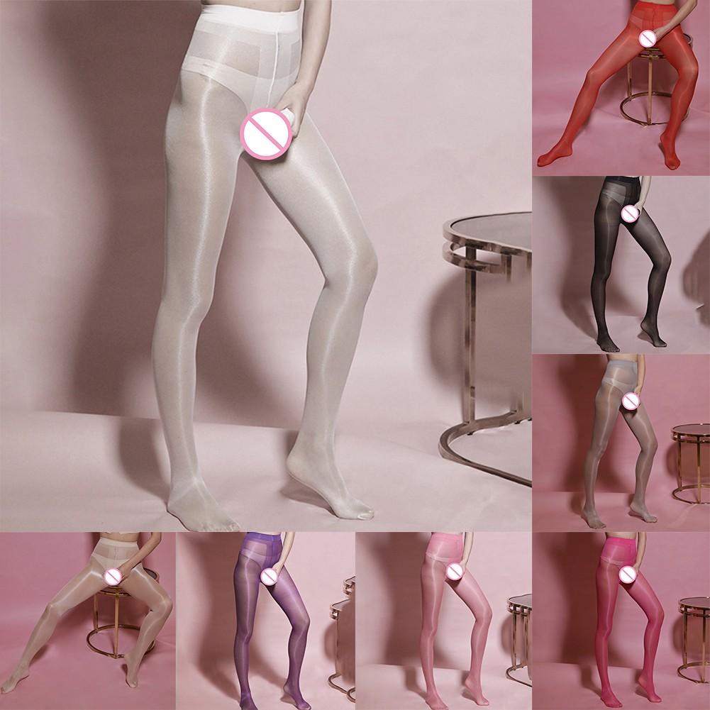 Glatte strømpebuksestrømper for menn Utral-tynn fri størrelse