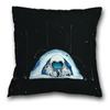Creative Spaceman Astronaut Pillowcase Blue Green Cushion Cover Sofa Office Seat    Ornament Home Decoration