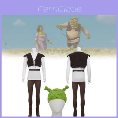 Shrek Cosplay Costume With Polyester Fabric For Halloween Role Play Events