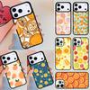 Orange Pattern Phone Case For iPhone 17 Air 14 15 13 12 Max Cover For Apple 16e 11 Pro Max Plus Coque