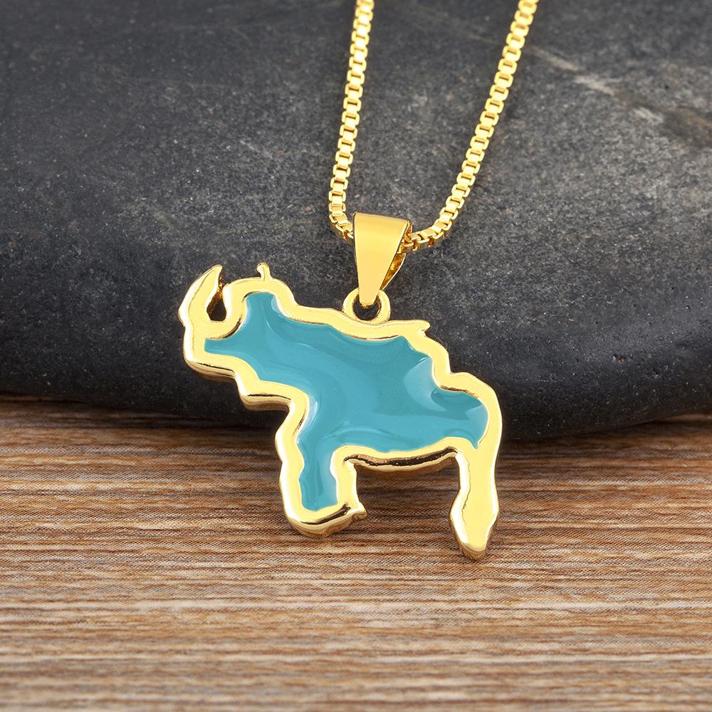 

Nidin High Quality Venezuela Map Pendant Necklace Charm Neck Jewelry For Women Men Fashion Cute Chain 4 Colors Choker Gift светло-синий
