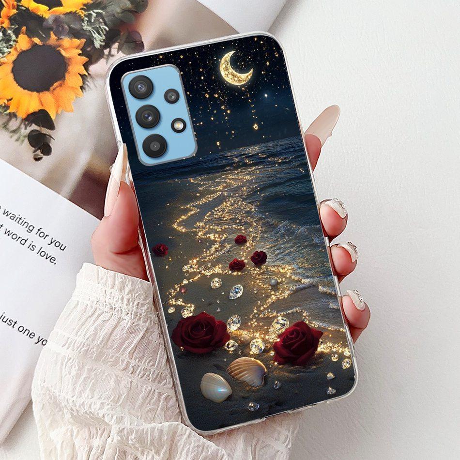 For Samsung Galaxy A32 Cool Dragon Tiger Painted Phone Case For Samsung A32 4G 5G SM-A325F SM-A326B Soft Silicone TPU Cases