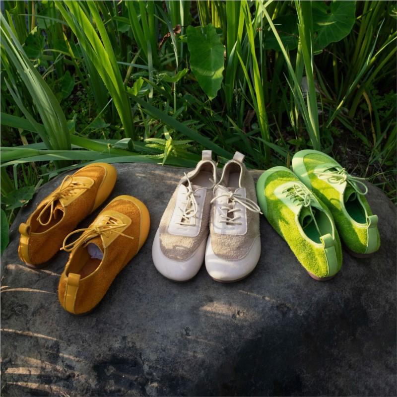 Johnature Genuine Leather Splicing Suede Soft Sole Comfortable Sports Shoes Lightweight Women's Flat Shoes