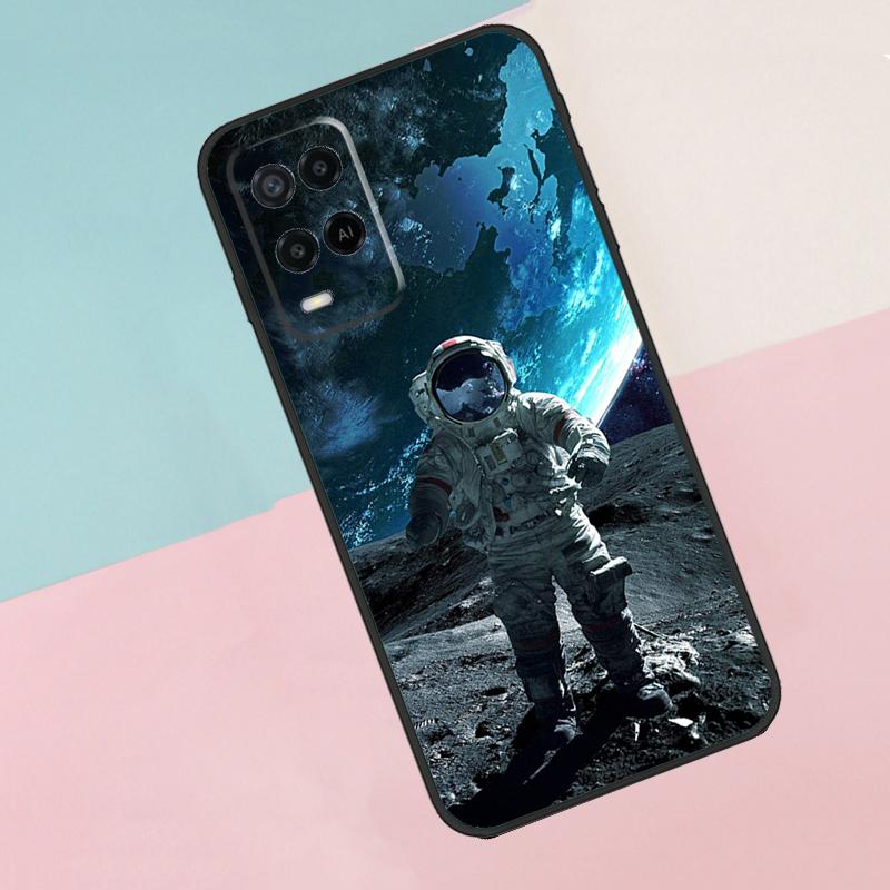 Astronaut Star Space For Oppo A16 A76 A96 A15 A80 A60 A40 A94 A54 A98 A78 A18 A38 A58 A17 A77 A74 A57S Phone Case