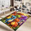 1PC Dinosaur Colorful Extra Large Non-Slip Floor Carpet, Office, Family, Bedroom, Studio Large Area Rug,Longlasting Material-J0409