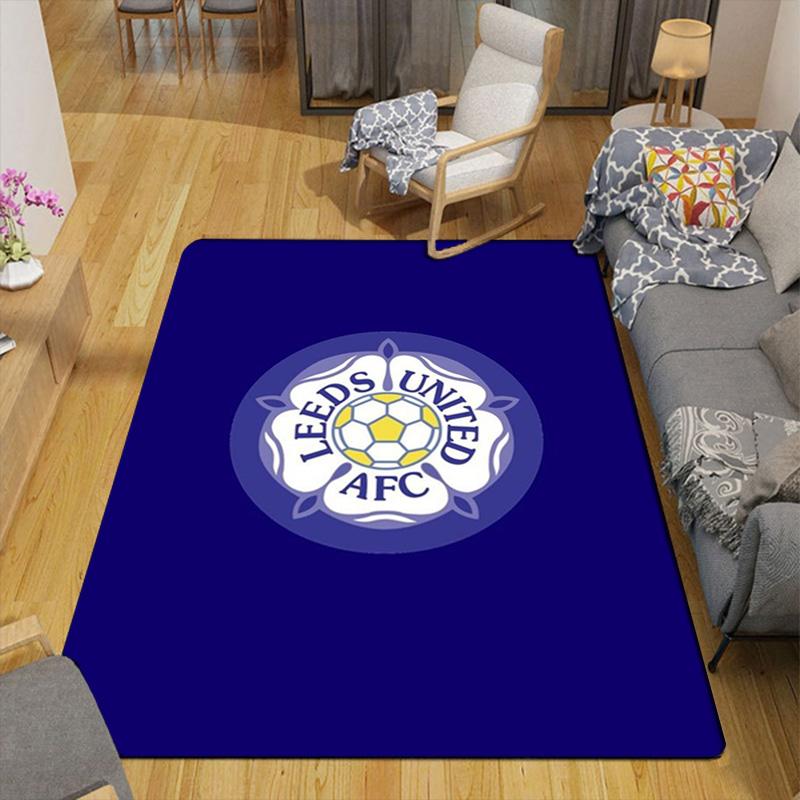 Leeds United F.C Rug Floor Mat for Living Room or Bedroom Soft and Comfortable Carpet a Gift for Birthday and Holiday.NFF0928438