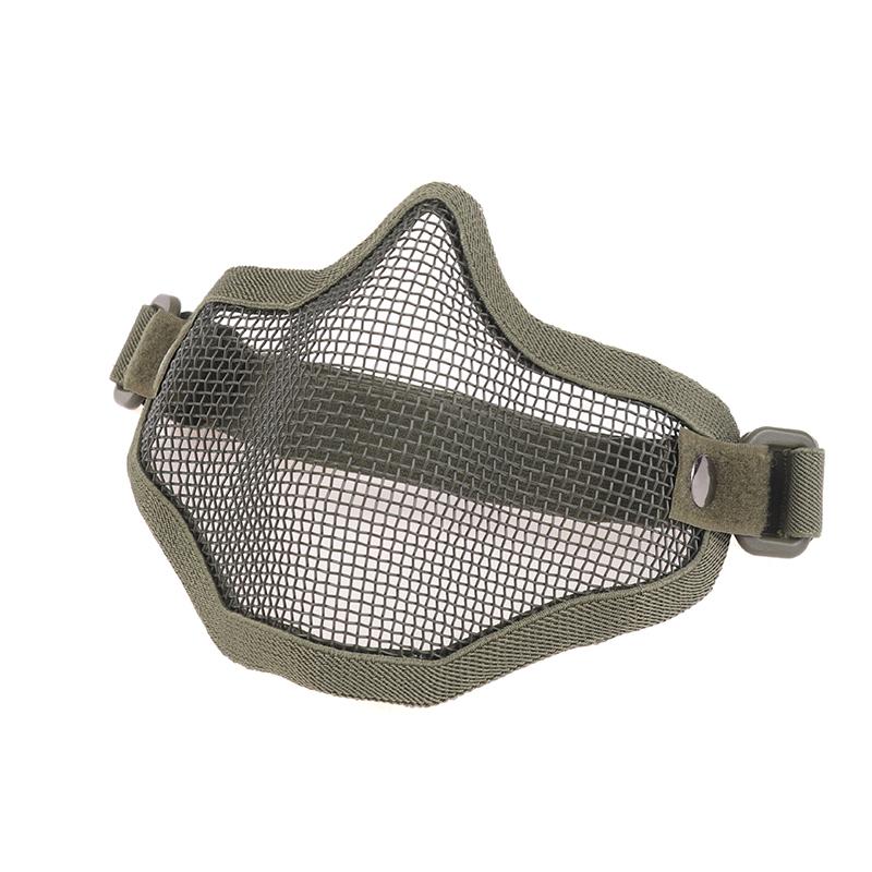 Airsoft Tactical Mask For Outdoor Hunting, Protective Mesh Mask, Bb Gun Shooting Accessories