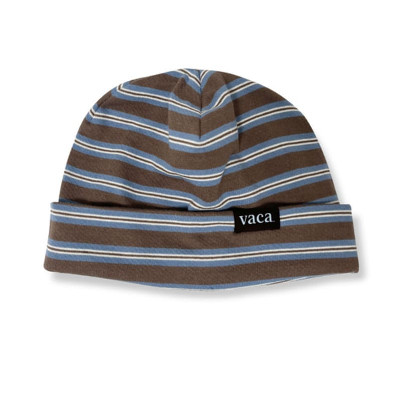 vaca. BROWN STRIPE BEANIE