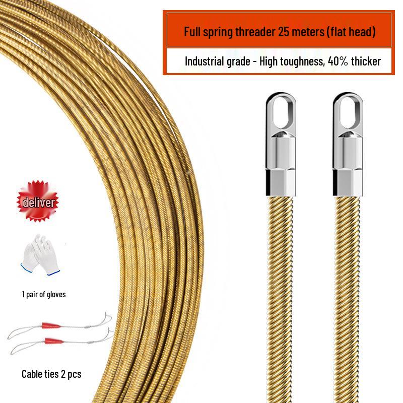 Spring Electrician Wire Threading Steel Leader