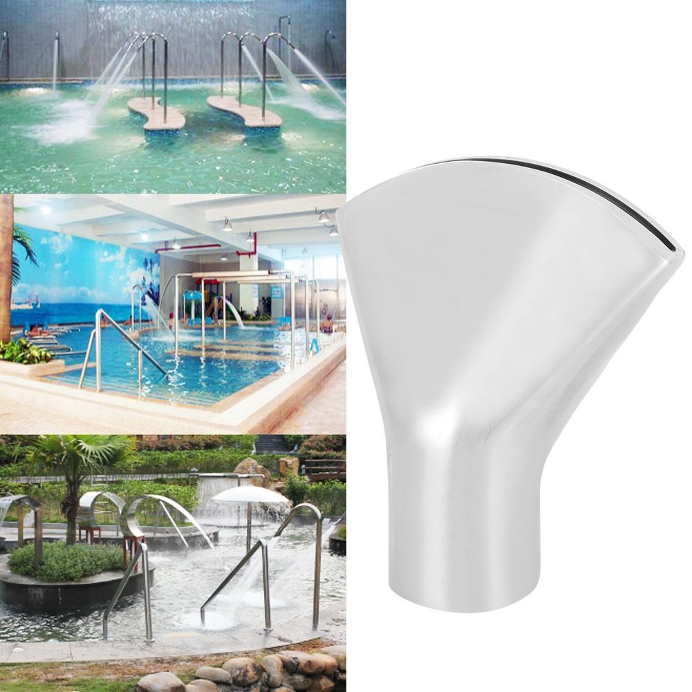 Directional Fan shaped Fountain Nozzle Female Thread Landscape Spray Head for SPA Swimming Pool(G1in DN25 )