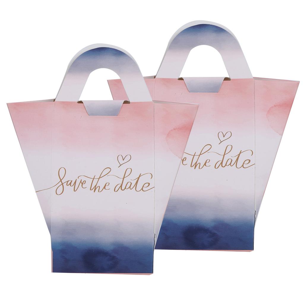 30 ADET Kendin Yap Düğün Hediyelikleri Şeker Kutuları Hediye Kutuları Düğün Nişan Gelin Partisi için Mavi Bulutlar