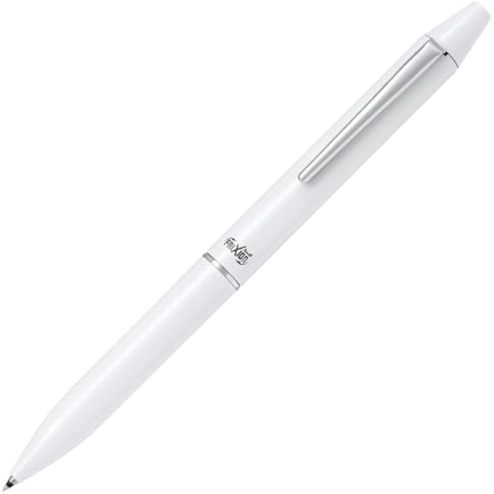 PILOT LFBT3SUFPW Multicolor Frixion Ball 2 Biz 0.5mm Pearl White Ballpoint Pen