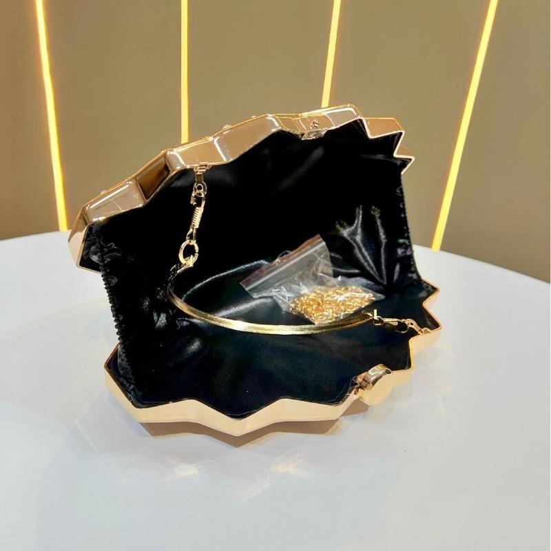 Diamond-encrusted Heavy Industry Clutch Bag, High-end Chinese-style Handbag, Single-shoulder Crossbody Dinner Bag