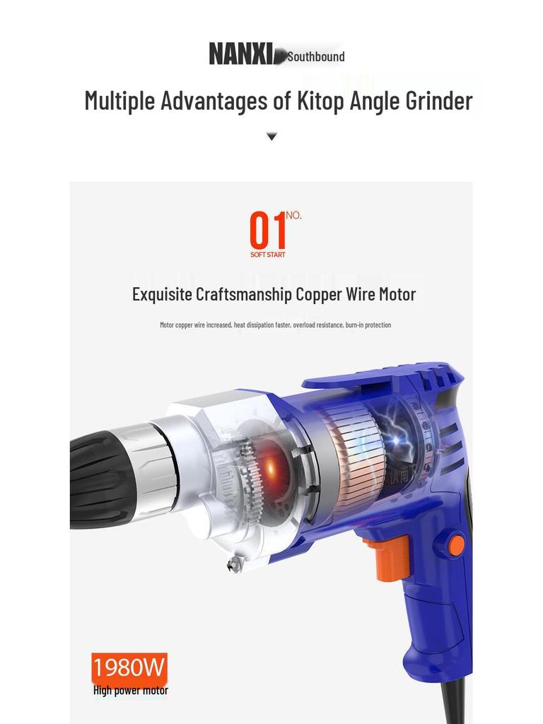 220V Household Electric Drill & Screwdriver Set