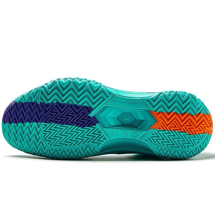 Li Ning Jiao Ao Green Demon Outdoor Basketball Shoes Wear Resistant Practical Anti Slip Rebound Mid Top Men Basketball Shoes ABFT035-6